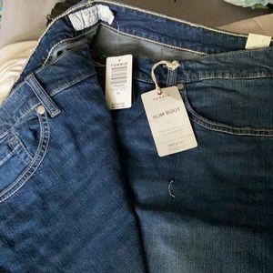 Slim boot cut plus size